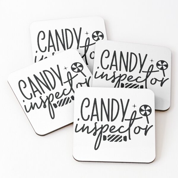Item preview, Candy Inspector - Autumn Halloween Vibes Quotes Retro Vintage Spooky Trick Or Treat Season Gift designed and sold by FuzionRaptor.