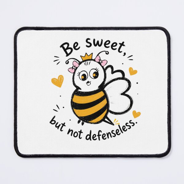 Item preview, Be Sweet, But Not Defenseless | Cute Kawaii Queen Bee Illustration designed and sold by couragecriativa.