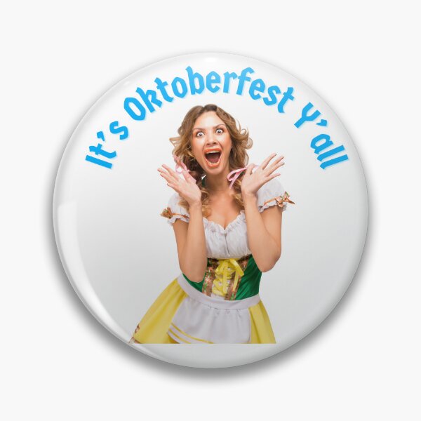 Item preview, IT'S OKTOBERFEST Y'ALL Yellow Drindl Gift designed and sold by trixie666.