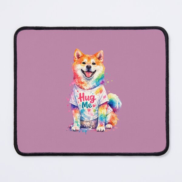 Item preview, A watercolor style Akita Inu colorful portrait designed and sold by lafataviola.