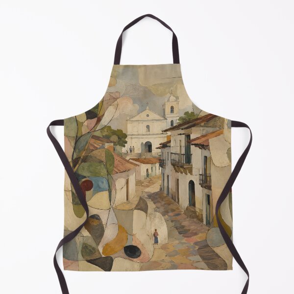 Item preview, Latin American Colonial Village with Church and Cobblestone Street designed and sold by GutyzDesignsES.