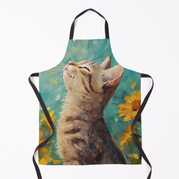 Item preview, Sunflower Serenity – Joyful Kitten in Bloom designed and sold by Psycho-Crazy.