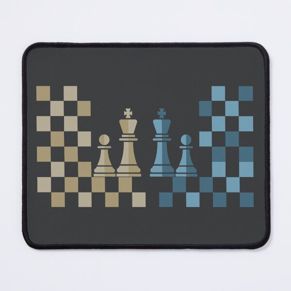 Item preview, Minimalist Chess Kings and Pawns Geometric Board Art Graphic designed and sold by KiwiRider.