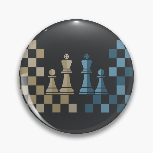 Item preview, Minimalist Chess Kings and Pawns Geometric Board Art Graphic designed and sold by KiwiRider.