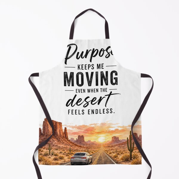 Item preview, Purpose Keeps Me Moving – Inspirational Desert Road Quote designed and sold by GutyzDesignsES.
