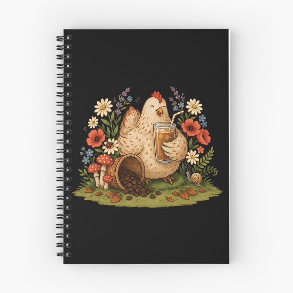 Item preview, Iced Coffee Hen Retro Funny Chicken for Coffee Lovers designed and sold by Redgiant87x.