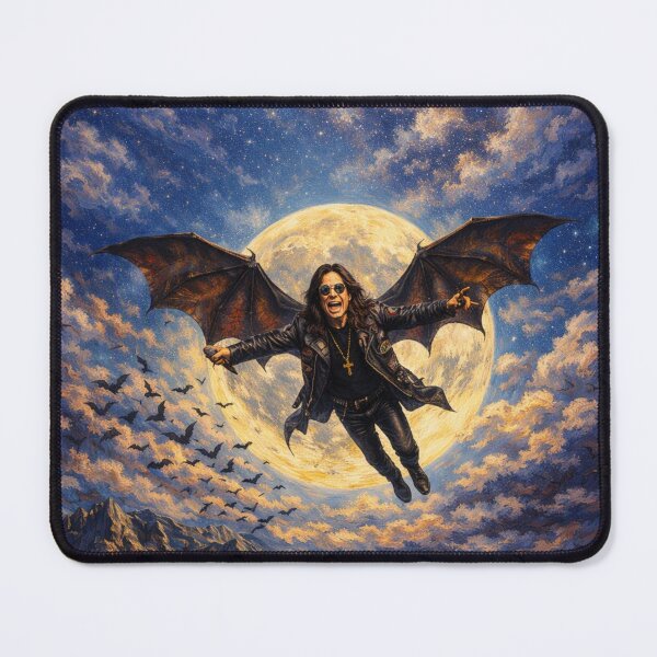 Item preview, Ozzy Prince of Darkness in Flight at Night designed and sold by Halifaxartguy.