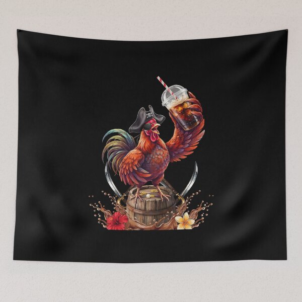 Item preview, Iced Coffee Hen Cute Rooster Coffee Lovers with Funny Chicken Humor designed and sold by Redgiant87x.