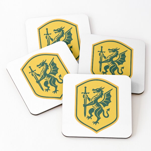 Item preview, Green Dragon Football Crest Art designed and sold by kunecorner.