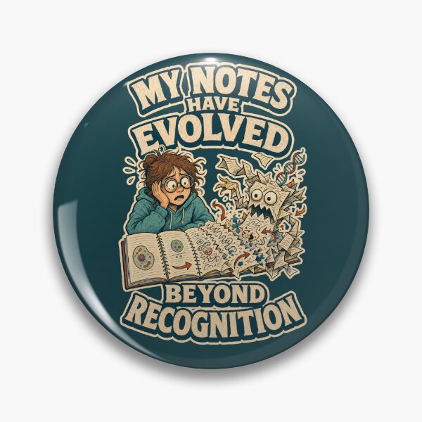 Item preview, My Notes Have Evolved Beyond Recognition – Funny Biology Student Design designed and sold by Little Chookcha.