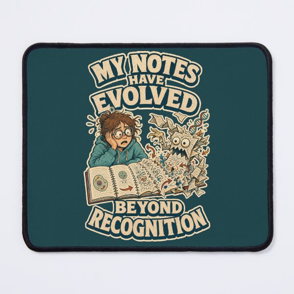 Item preview, My Notes Have Evolved Beyond Recognition – Funny Biology Student Design designed and sold by Little Chookcha.