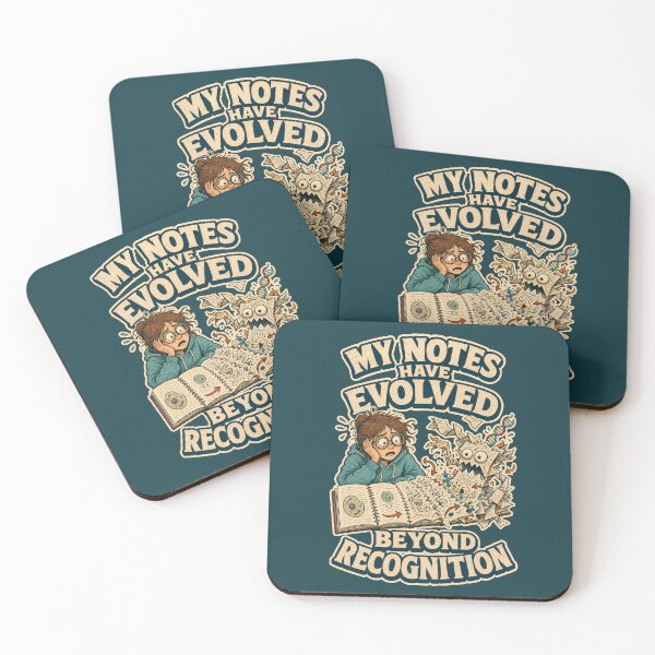 Item preview, My Notes Have Evolved Beyond Recognition – Funny Biology Student Design designed and sold by Little Chookcha.