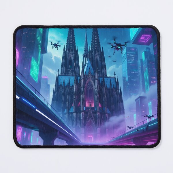 Item preview, cyberpunk cathedral of cologne designed and sold by CyberpunkOx.