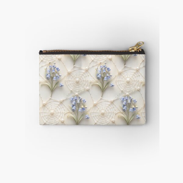 Item preview, Soft Blue Forget-Me-Not Geometric Pattern designed and sold by IntelliMindDesigns.