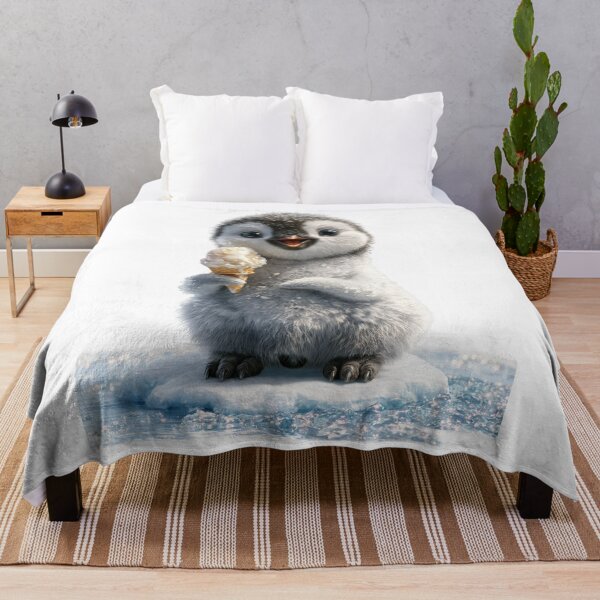 Item preview, Cute Baby Penguin with Ice Cream designed and sold by Helenaphotoart.