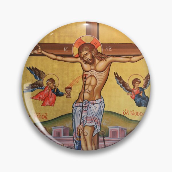Item preview, Icon Of The Crucifixion Of Christ Golgotha designed and sold by GuyBlank.