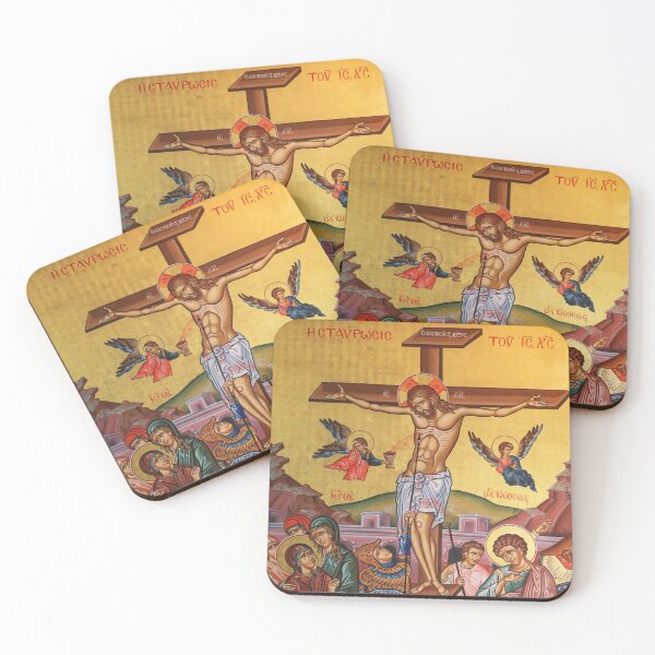 Item preview, Icon Of The Crucifixion Of Christ Golgotha designed and sold by GuyBlank.