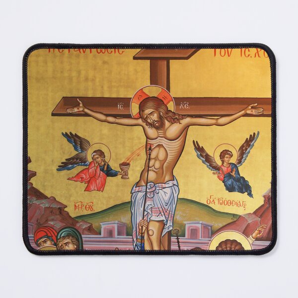 Item preview, Icon Of The Crucifixion Of Christ Golgotha designed and sold by GuyBlank.