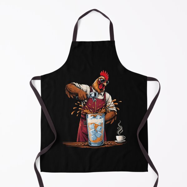 Item preview, Iced Coffee Hen Farm Fresh Funny Chicken for Coffee Lovers designed and sold by Redgiant87x.