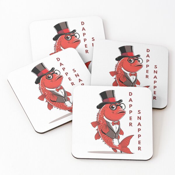 Item preview, Dapper Snapper – Well-Dressed Fish Graphic Tee | Funny Fancy Fish Design designed and sold by SIGNAL & BLOOM.
