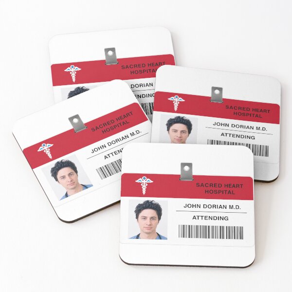 Item preview, Scrubs Sacred Heart Logo TV Series Doctor John Dorian version two designed and sold by killem667.