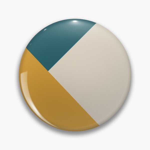 Item preview, Mustard, Teal and Cream White designed and sold by ZedColors.