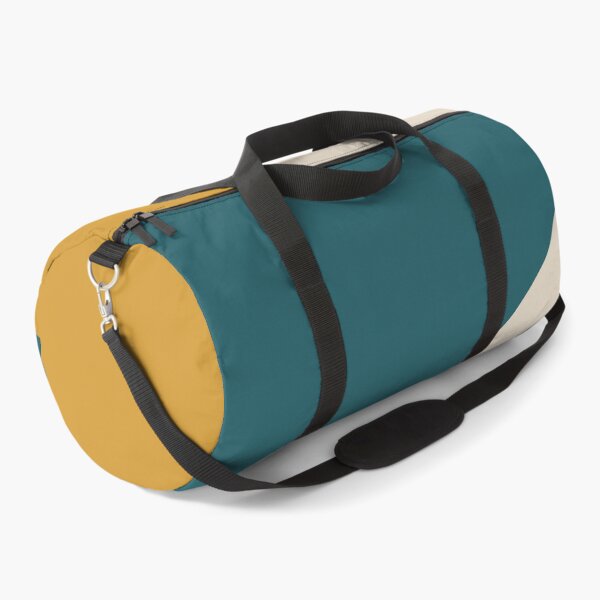 Item preview, Mustard, Teal and Cream White designed and sold by ZedColors.