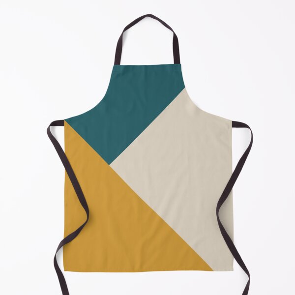 Item preview, Mustard, Teal and Cream White designed and sold by ZedColors.
