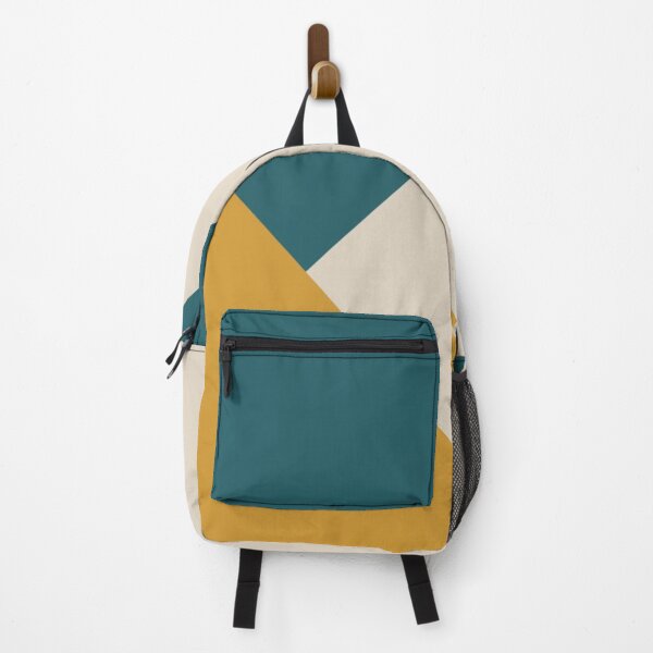 Item preview, Mustard, Teal and Cream White designed and sold by ZedColors.