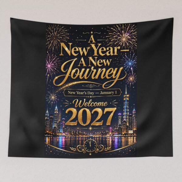 Item preview, 2027 A NEW YEAR - A NEW JOURNEY - WELCOME 2027 designed and sold by DBM Photo Art 1.