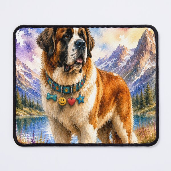 Item preview, Saint Bernard Watercolor | Giant Artistic Dog T-shirt designed and sold by TimberTail8.