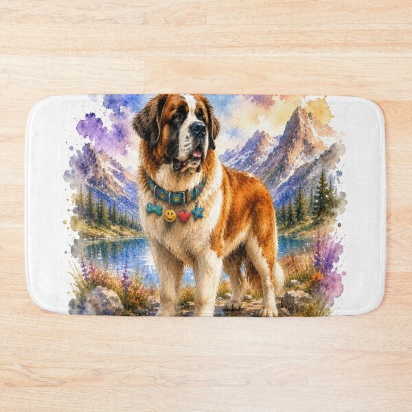 Item preview, Saint Bernard Watercolor | Giant Artistic Dog T-shirt designed and sold by TimberTail8.