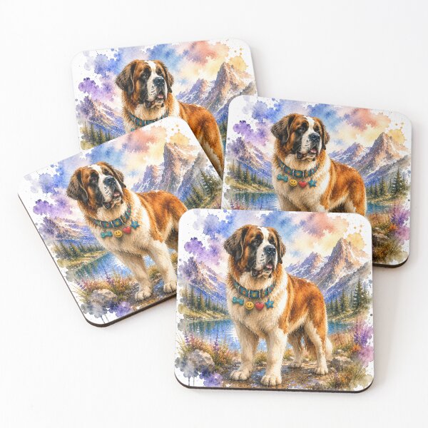 Item preview, Saint Bernard Watercolor | Giant Artistic Dog T-shirt designed and sold by TimberTail8.