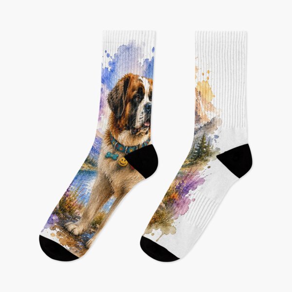 Item preview, Saint Bernard Watercolor | Giant Artistic Dog T-shirt designed and sold by TimberTail8.