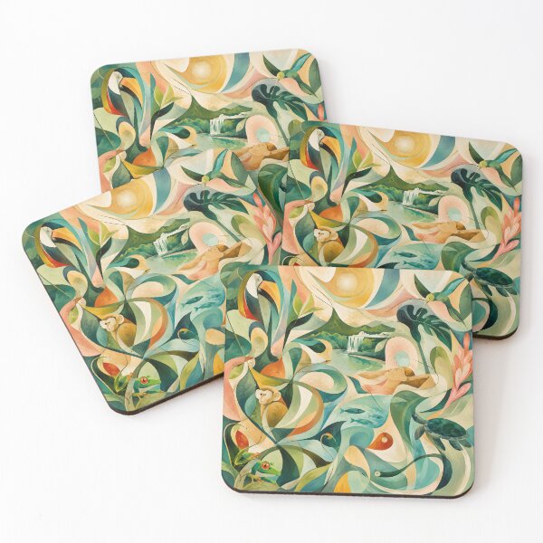 Item preview, Tropical Rainforest Animals – Colorful Jungle Wildlife Paradise designed and sold by GutyzDesignsES.