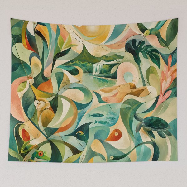 Item preview, Tropical Rainforest Animals – Colorful Jungle Wildlife Paradise designed and sold by GutyzDesignsES.