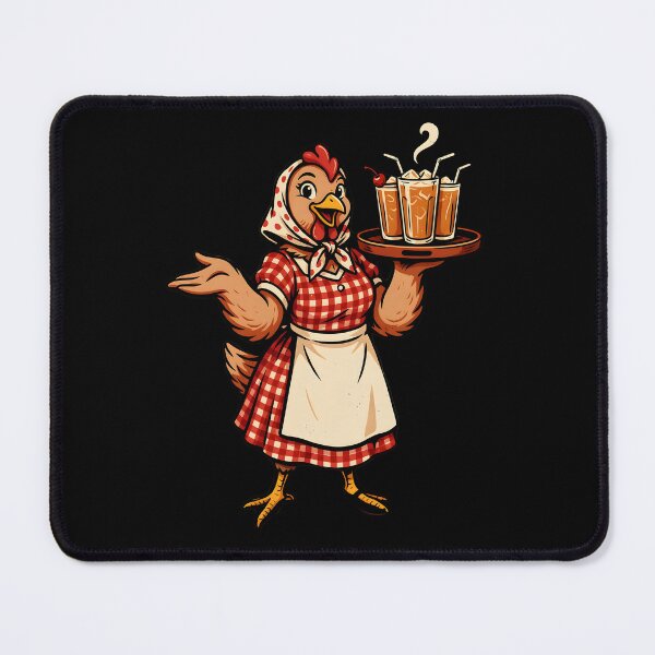 Item preview, Iced Coffee Hen Funny Chicken for Coffee Lovers and Rooster Enthusiasts designed and sold by Redgiant87x.