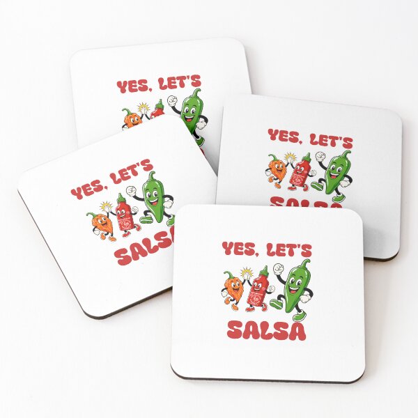 Item preview, Yes, Let's Salsa Funny Dancing Peppers Fiesta Design designed and sold by Rosie's Wildflower Boutique.