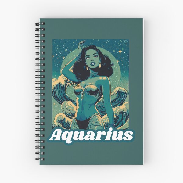 Item preview, Aquarius Zodiac Sign designed and sold by Glam&Grit Studio.