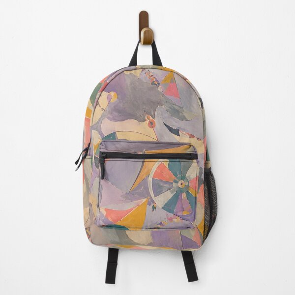 Item preview, Pastel Abstract Carnival with Ferris Wheels and Festival Bunting designed and sold by GutyzDesignsES.