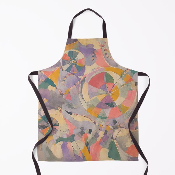 Item preview, Pastel Abstract Carnival with Ferris Wheels and Festival Bunting designed and sold by GutyzDesignsES.