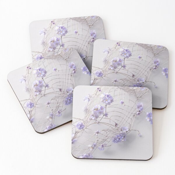 Item preview, Purple Lilac Lace Geometric Floral Design designed and sold by IntelliMindDesigns.