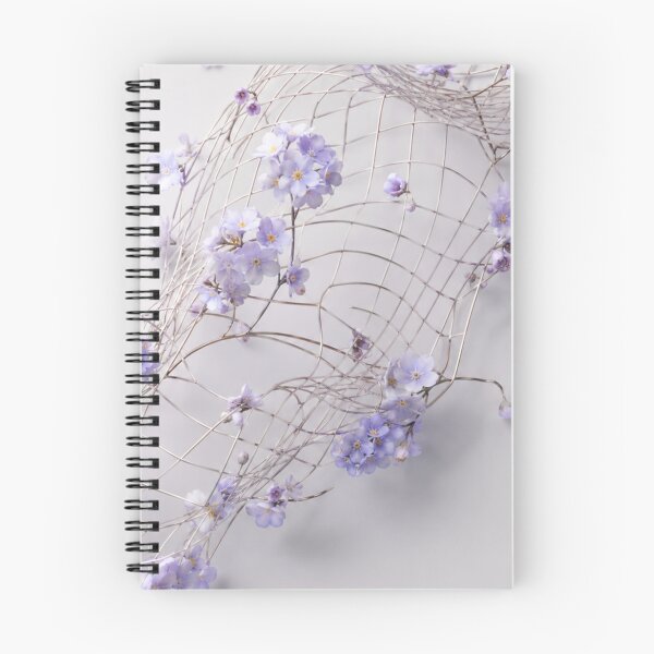 Item preview, Purple Lilac Lace Geometric Floral Design designed and sold by IntelliMindDesigns.