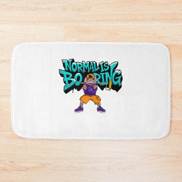 Item preview, Normal Is Boring Street Art Graffiti Boy designed and sold by thompsomechan.