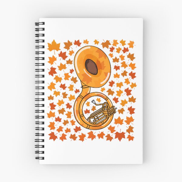 Item preview, Fall Sousaphone With Leaves, Tubaist Brass Musician Autumn designed and sold by doodlerob.
