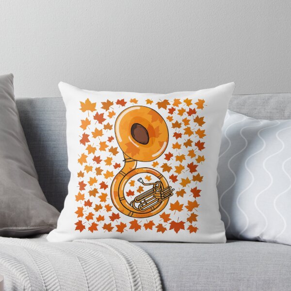 Item preview, Fall Sousaphone With Leaves, Tubaist Brass Musician Autumn designed and sold by doodlerob.