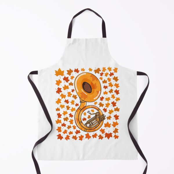 Item preview, Fall Sousaphone With Leaves, Tubaist Brass Musician Autumn designed and sold by doodlerob.