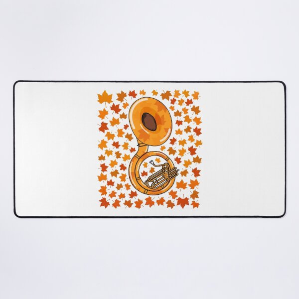 Item preview, Fall Sousaphone With Leaves, Tubaist Brass Musician Autumn designed and sold by doodlerob.