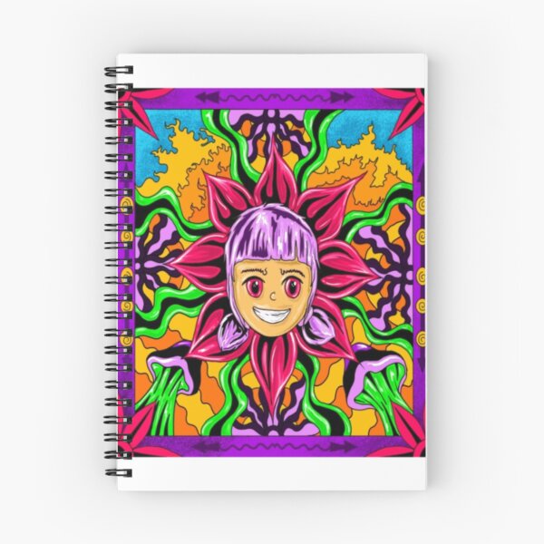 Item preview, Psychedelic Flower Girl Trippy Acid Art designed and sold by thompsomechan.