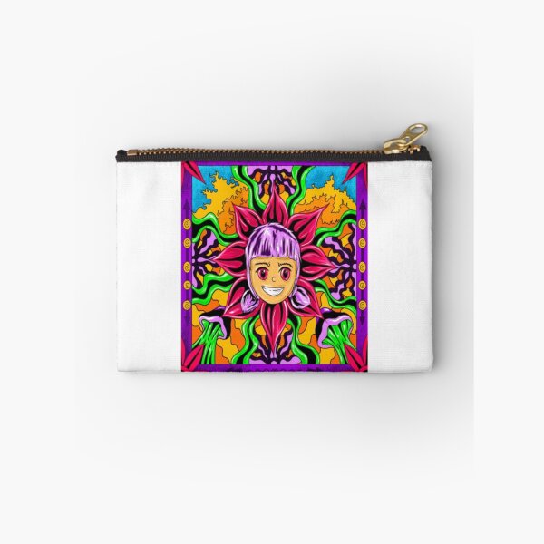Item preview, Psychedelic Flower Girl Trippy Acid Art designed and sold by thompsomechan.